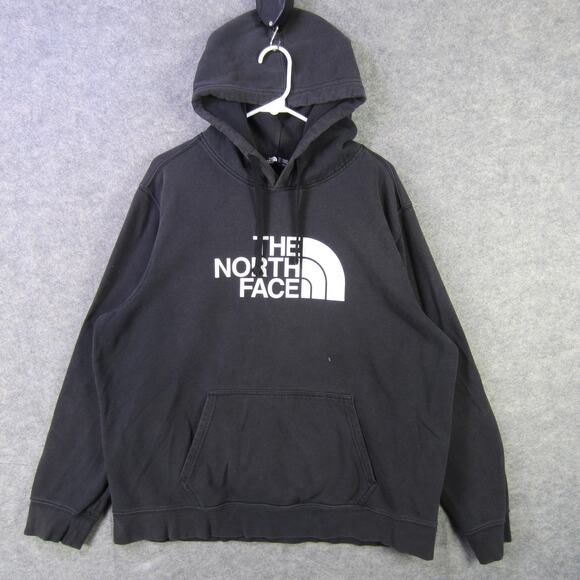 The North Face Other - The North Face Hoodie Sweatshirt Mens XL Black Half Dome Logo Fleece Pullover